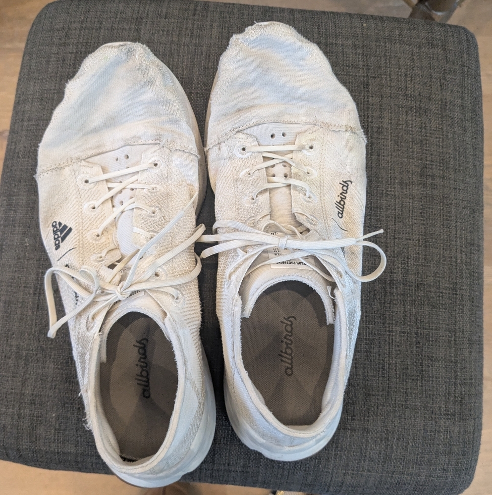 Allbirds x Adidas White Sneakers